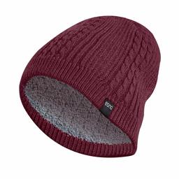 Eono Beanie Hat (Red-Fleece-Liner)