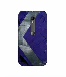 Amazon Brand - Solimo Designer Purple and Gray Texture 3D Printed Hard Back Case Mobile Cover for Motorola Moto G 3rd Generation