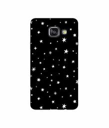 Amazon Brand - Solimo Designer Sperking Stars 3D Printed Hard Back Case Mobile Cover for Samsung Galaxy A3 (2016)