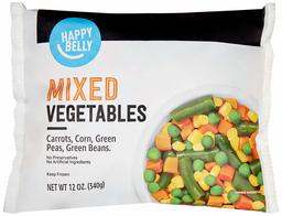 Amazon Brand - Happy Belly Mixed Vegetables, 12 Ounce (Frozen)