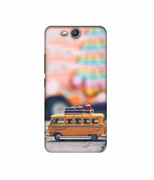 Amazon Brand - Solimo Designer Toy Bus 3D Printed Hard Back Case Mobile Cover for Micromax Canvas Juice 3 Q392