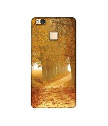 Amazon Brand - Solimo Designer Autumn Scene 3D Printed Hard Back Case Mobile Cover for Huawei P9 lite