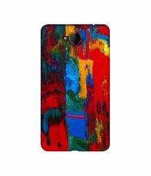 Amazon Brand - Solimo Designer Multiolor Brush Texture on Wall 3D Printed Hard Back Case Mobile Cover for Microsoft Lumia 650