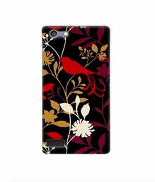 Amazon Brand - Solimo Designer Flower Bunch Pain On Cloth 3D Printed Hard Back Case Mobile Cover for Oppo Neo 7