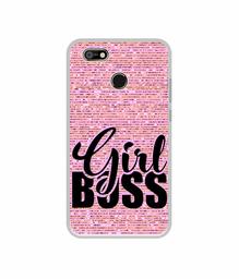 Amazon Brand - Solimo Designer Girl Boss On Pink Sparkle UV Printed Soft Back Case Mobile Cover for Karbonn Titanium Jumbo 2