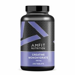 Amazon Brand: Amfit Nutrition, Creatine Monohydrate, 500 mg, 240 Tablets