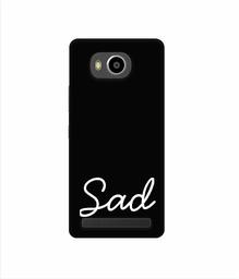 Amazon Brand - Solimo Designer Sad 3D Printed Hard Back Case Mobile Cover for Lenovo A7700