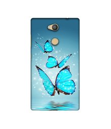 Amazon Brand - Solimo Designer Flying Butterflies 3D Printed Hard Back Case Mobile Cover for Sony Xperia L2