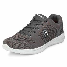 Bourge Men's Loire-216 Grey and Brown Running Shoes-10UK (44EU) (11US) (Loire-216-10)