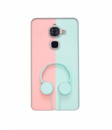 Amazon Brand - Solimo Designer Head Phone 3D Printed Hard Back Case Mobile Cover for LeTV Le 2