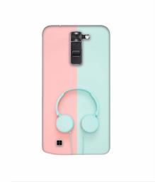 Amazon Brand - Solimo Designer Head Phone 3D Printed Hard Back Case Mobile Cover for LG K7