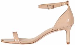 find. Womens^Women's Mid-Heel Strappy Sandal, Beige Blush Nude, US 7