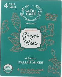 Whole Foods Market, Organic Premium Italian Mixer, Non-Alcoholic Ginger Beer, 8.4 fl oz