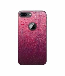 Amazon Brand - Solimo Designer Apple Texture 3D Printed Hard Back Case Mobile Cover for Apple iPhone 8 Plus (with Logo Cut)