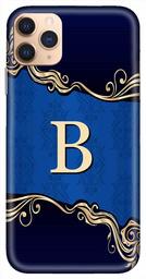 Amazon Brand - Solimo Designer Blue Pattern Alphabet-B 3D Printed Hard Back Case Mobile Cover for Apple iPhone 11 Pro