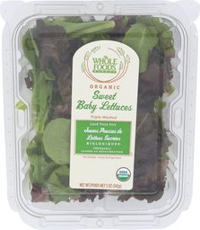 Whole Foods Market, Organic Sweet Baby Lettuces, 5 OZ