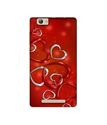 Amazon Brand - Solimo Designer Hearts UV Printed Soft Back Case Mobile Cover for Lava A97