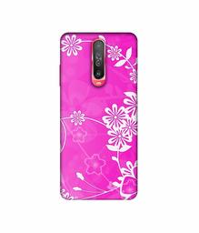 Amazon Brand - Solimo Designer Flower Pattern 3D Printed Hard Back Case Mobile Cover for Poco X2 / Mi Redmi K30