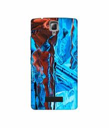 Amazon Brand - Solimo Designer Zik Zak Color Mixing 3D Printed Hard Back Case Mobile Cover for Lenovo A2010