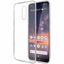 Amazon Brand - Solimo Mobile Cover for Nokia 3.2 (Soft & Flexible Back Case), Transparent