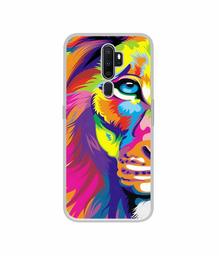 Amazon Brand - Solimo Designer Funny Cat Pattern Print UV Printed Soft Back Case Mobile Cover for Oppo A5 (2020)