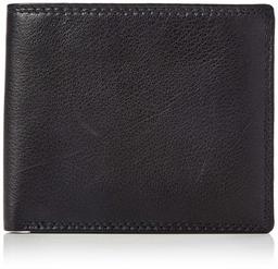 Hikaro AW1_Cartera plegable para hombre con bloqueo RFID, Negro (Black), One Size