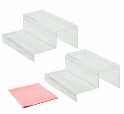 Umi. Essentials Acrylic display Risers, Clear, 20x17.8x8.9cm(WxDxH)