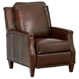 Amazon Brand – Stone & Beam Marin Leather Recliner, 30