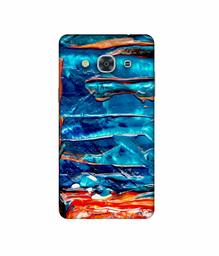 Amazon Brand - Solimo Designer Blue Oil Color 3D Printed Hard Back Case Mobile Cover for Samsung Galaxy J3 Pro