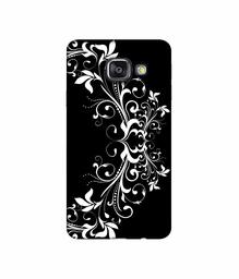 Amazon Brand - Solimo Designer Flower Art Pattern 3D Printed Hard Back Case Mobile Cover for Samsung Galaxy A3 (2016)