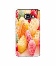 Amazon Brand - Solimo Designer Color Candies 3D Printed Hard Back Case Mobile Cover for Samsung Galaxy A3 (2016)