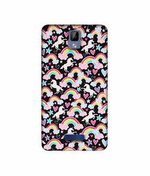 Amazon Brand - Solimo Designer Unicorn Texture UV Printed Soft Back Case Mobile Cover for Gionee P7 Max