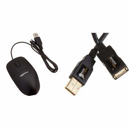 AmazonBasics 3-Button USB Optical Mouse