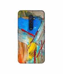 Amazon Brand - Solimo Designer Randam Multicolor Mash 3D Printed Hard Back Case Mobile Cover for Oppo Reno 2