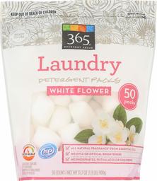 365 Everyday Value, Laundry Detergent Pods, White Flower, 50 ct (Packaging May Vary)