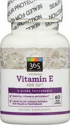 365 EVERYDAY VALUE Vegan Vitamin E, 60 CT