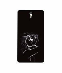 Amazon Brand - Solimo Designer Kissing Couple 3D Printed Hard Back Case Mobile Cover for Sony Xperia C5 Ultra Dual