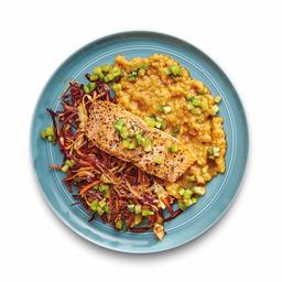 AMAZON Pan-Roasted Salmon with Spiced Cabbage & Red Lentils, 30 OZ