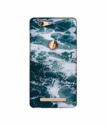 Amazon Brand - Solimo Designer Sea Waves 3D Printed Hard Back Case Mobile Cover for Gionee F103 Pro