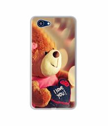 Amazon Brand - Solimo Designer Teddy Bear UV Printed Soft Back Case Mobile Cover for Realme 1