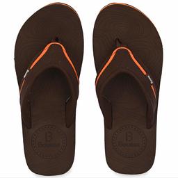 Bourge Men's Canton-1 Brown Flip Flops-8 UK (42 EU) (9 US) (Canton-1-08)