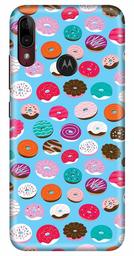 Amazon Brand - Solimo Designer Donuts 3D Printed Hard Back Case Mobile Cover for Motorola Moto E6s / Motorola Moto E6 Plus