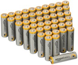 AmazonBasics AA Performance Alkaline Batteries, 48 Count