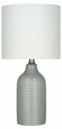 Amazon Brand – Stone & Beam Glazed Ceramic Table Lamp, 18