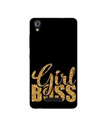 Amazon Brand - Solimo Designer Sparkle Girl Boss UV Printed Soft Back Case Mobile Cover for Gionee Pioneer P5W