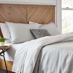 Stone & Beam Reversible Marcana Linen Full/Queen Duvet Cover Set