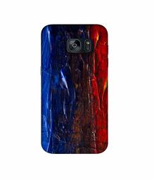 Amazon Brand - Solimo Designer Red Paint On Wall 3D Printed Hard Back Case Mobile Cover for Samsung Galaxy S7 Edge