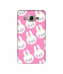 Amazon Brand - Solimo Designer Rabbit Pattern 3D Printed Hard Back Case Mobile Cover for Samsung Galaxy J2 Prime