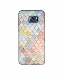 Amazon Brand - Solimo Designer Small Squre Texture 3D Printed Hard Back Case Mobile Cover for Samsung Galaxy S6 Edge Plus