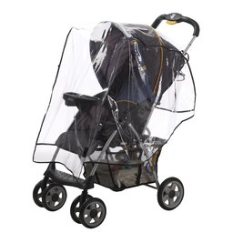 Alphabetz Stroller Rain Cover, Weather Shield, Clear, Universal Size